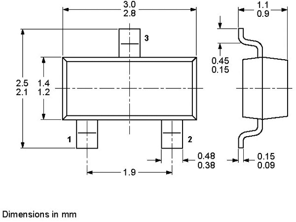 MAX809 Dimensions