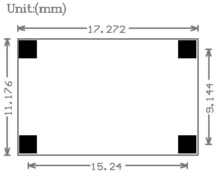 Mini360 Module 2D Model and Dimensions