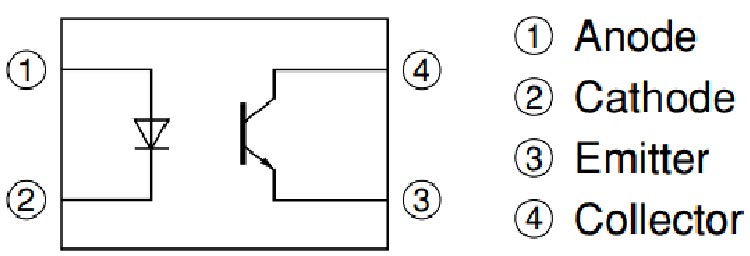 TLP521 Pinout