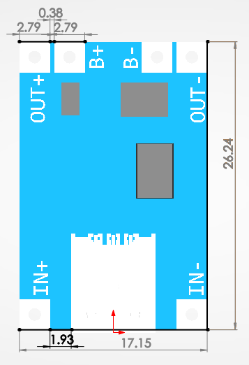  TP4056A 2D-model